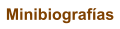 Minibiograf�as