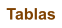 Tablas