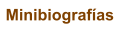 Minibiograf�as